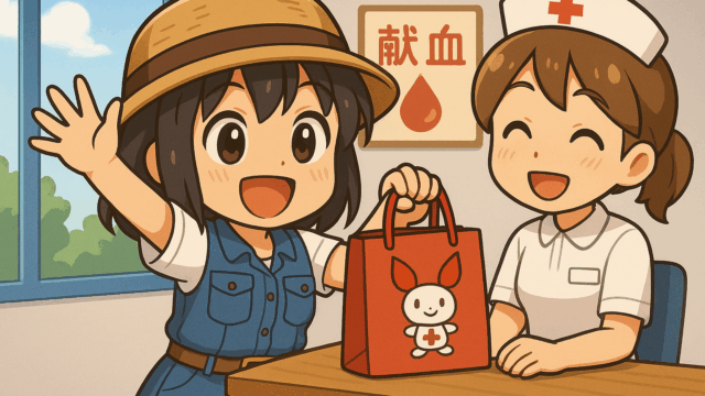 【献血をしよう！】献血たくさんすると記念品がもらえることを知っていますか？